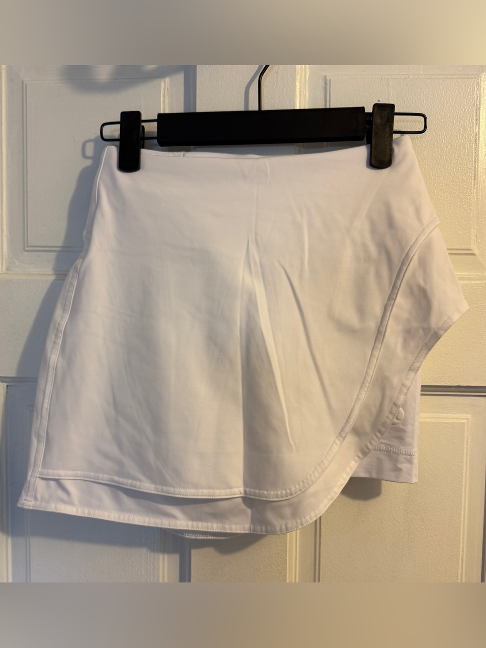 Lululemon Asymmetrical Layered High-Rise Tennis Skirt White size 0